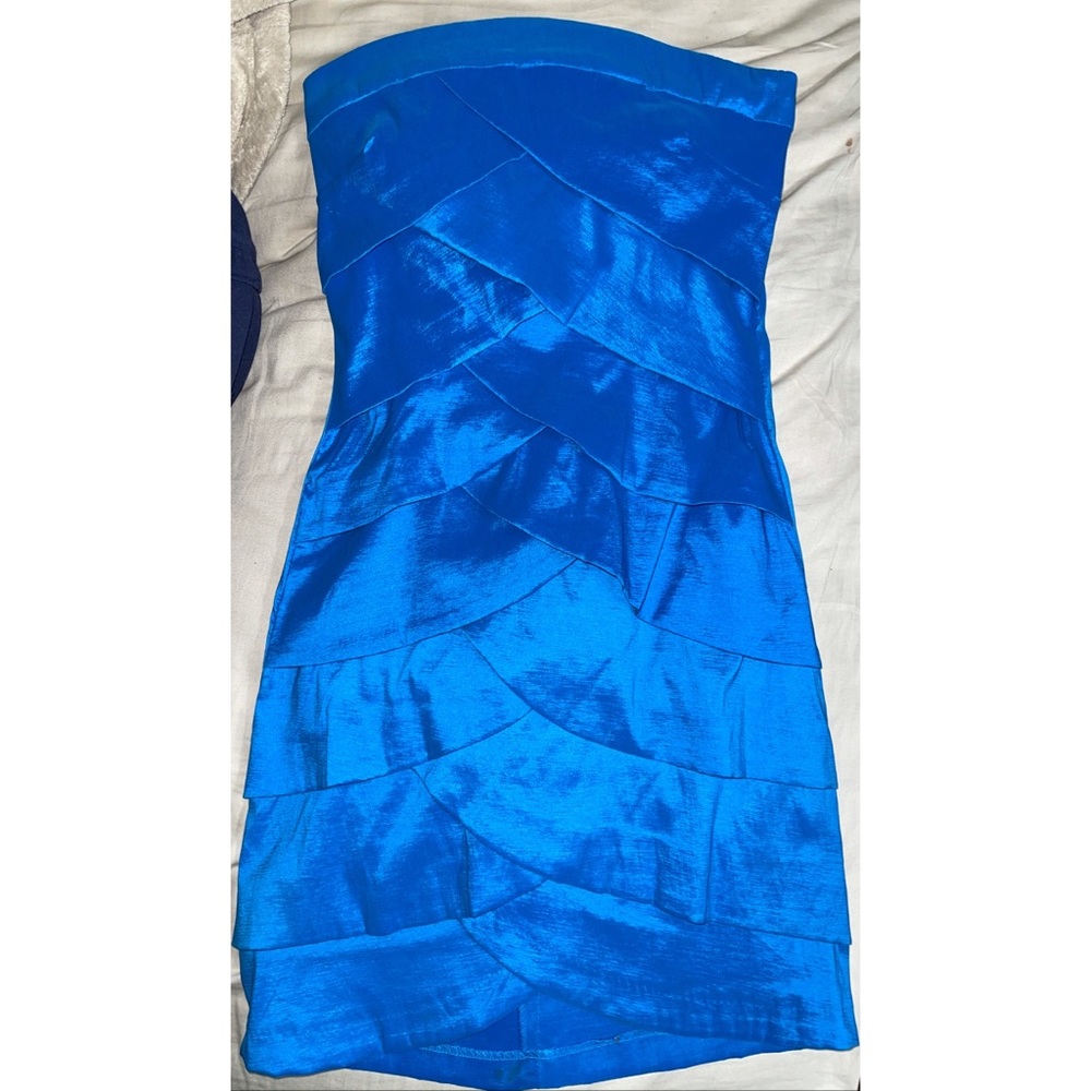 Blue Snap Dress